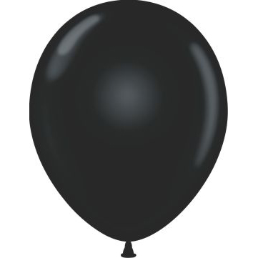5" Latex Balloons #78 Tuf-Tex® Black: 50 Count