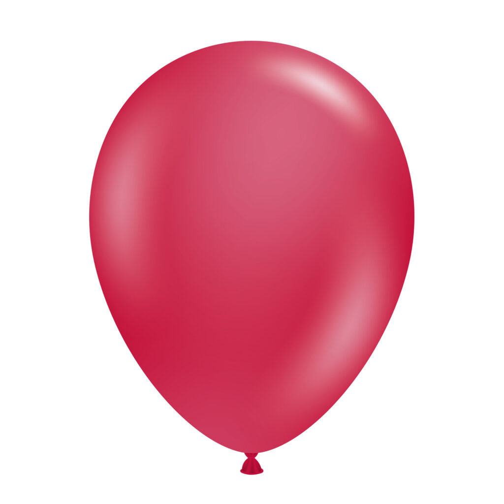 11" Latex Balloons BROKEN BAG #53 Tuf-Tex® Metallic Starfire Red: 72 COUNT