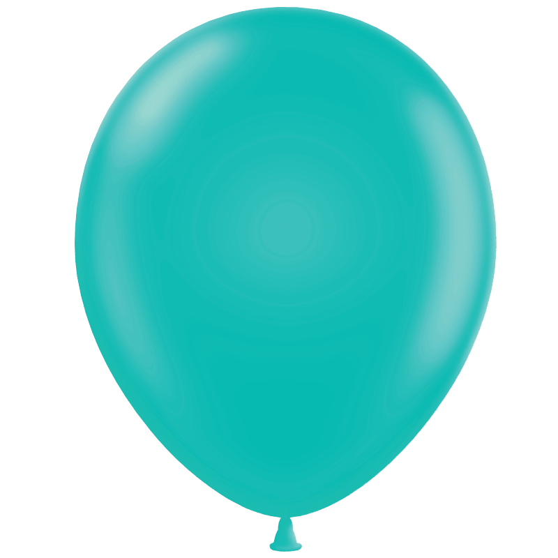 5" Latex Balloons #28 Tuf-Tex® Teal: 50 Count