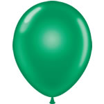 11" Latex Balloons #15 Tuf-Tex® Emerald Green Crystal: 144 Count