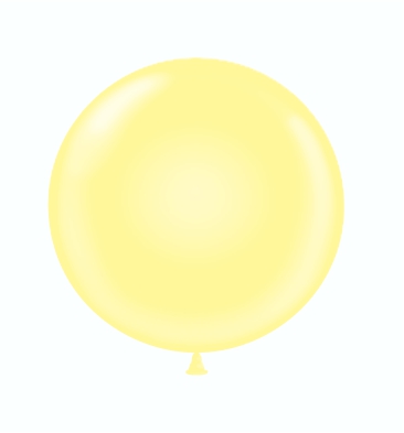17" Latex Balloons #13 Tuf-Tex® Crystal Yellow: 50 Ct 