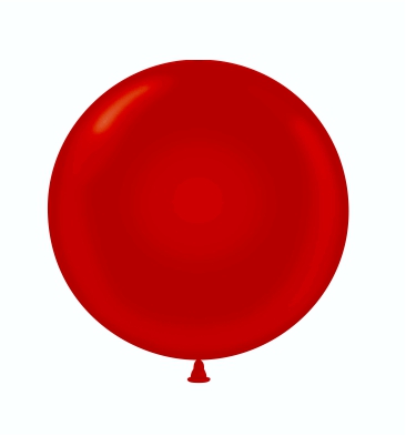 36" Latex Balloon #53 Tuf-Tex® Metallic Starfire Red: Single Count