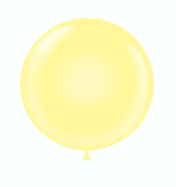 24" Latex Balloons #13 Tuf-Tex® Crystal Yellow: 25 Count