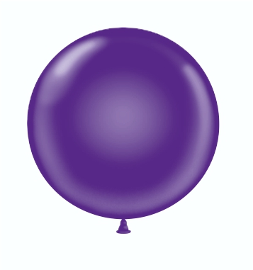24" Latex Balloons #17 Tuf-Tex® Crystal Purple: 25 Count