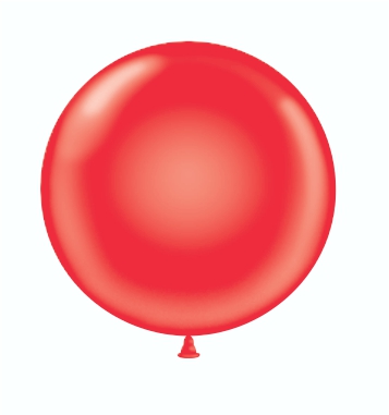 24" Latex Balloons #07 Tuf-Tex® Standard Red: 25 Count