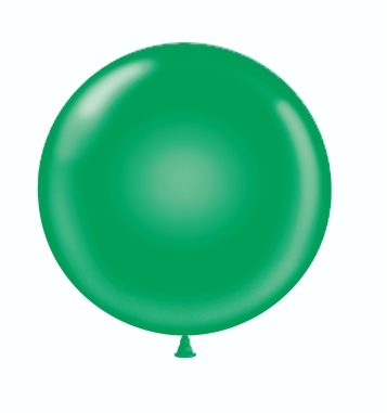 36" Latex Balloon #04 Tuf-Tex® Standard Green: Single Count
