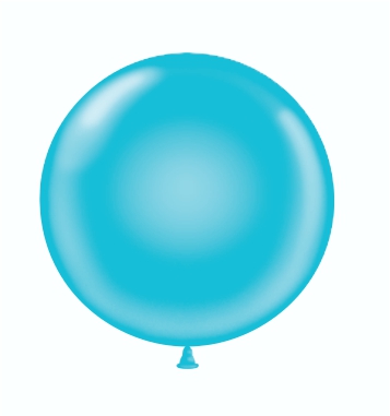 36" Latex Balloon #49 Tuf-Tex® Turquoise: Single Count
