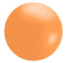 5 1/2' Orange Polyurethane Ball Balloon - BLIMP