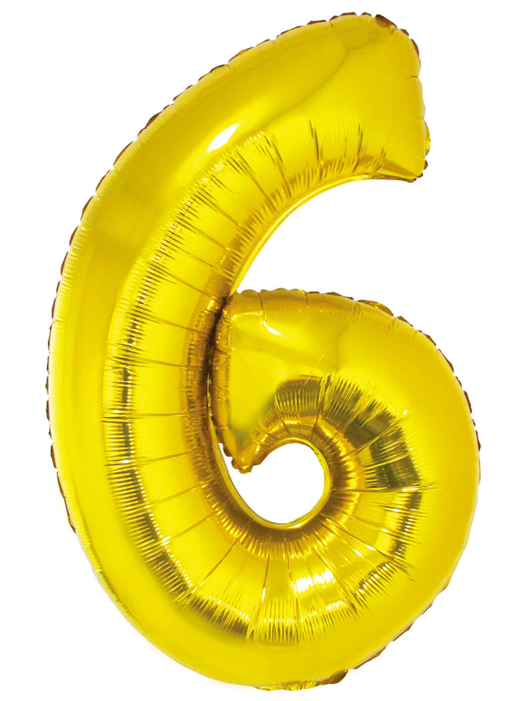 38" Mylar Gold Number 6