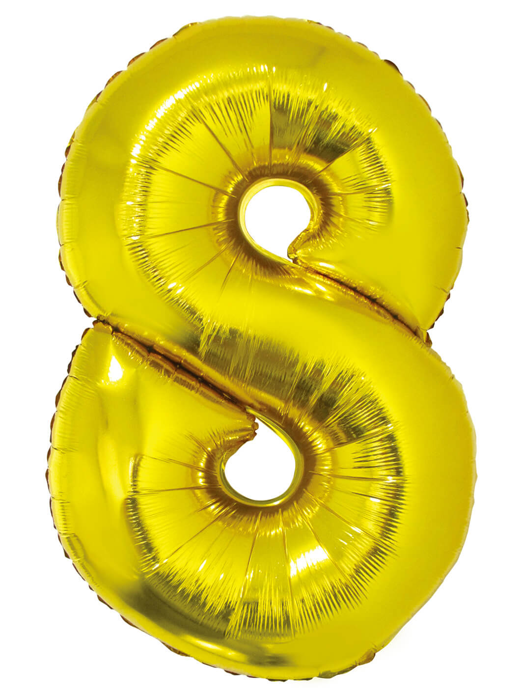 36" Mylar Gold Number 8